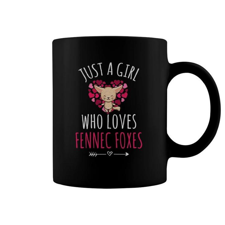 Just A Girl Who Loves Fennec Foxes Fennec Fox Lover Coffee Mug