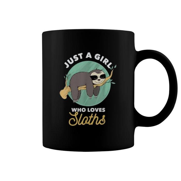 Just A Girl Who Loves Sloths Sloth Lover Coffee Mug