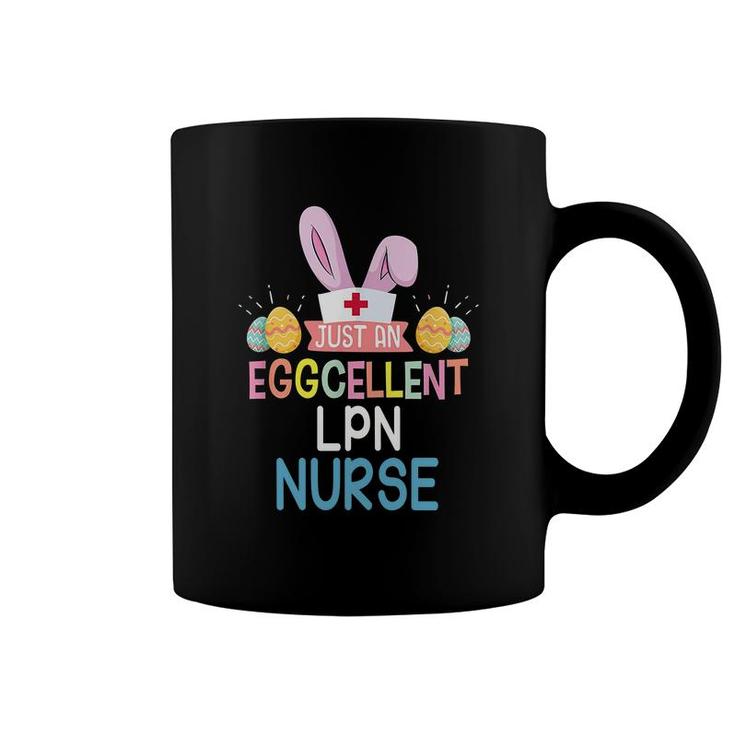 Just An Eggcellent Lpn Easter Sunday Nursing Job Title Coffee Mug