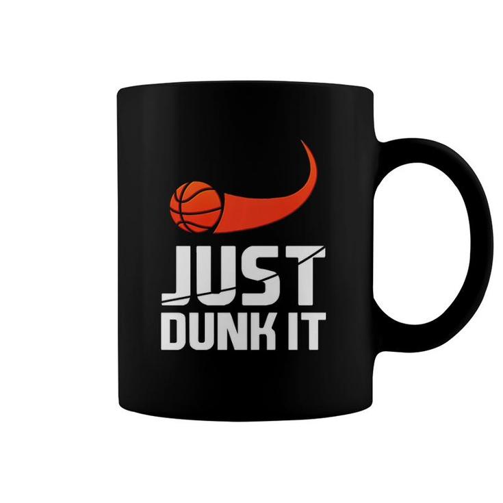 Just Dunk It Basketball Player Slam Dunk Coffee Mug