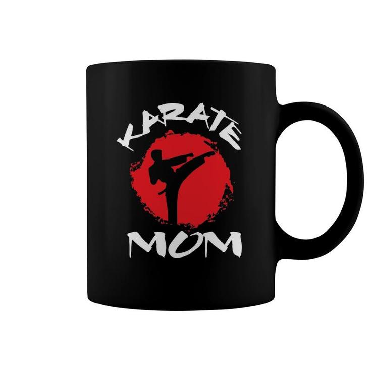 Karate Mom Vintage Martial Art Self And Defense Mother's Day  Coffee Mug