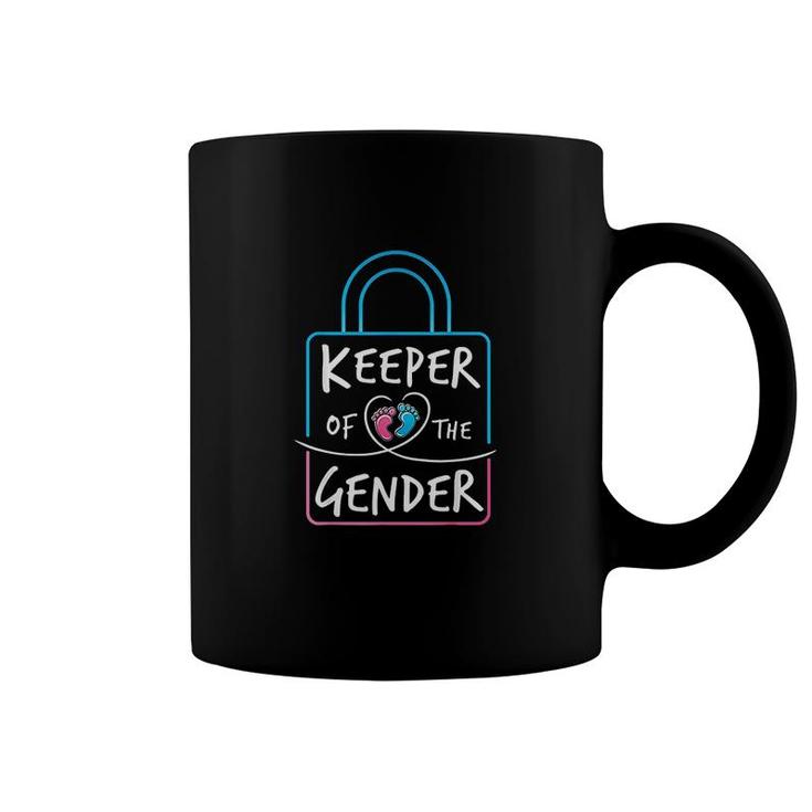 Keeper Of The Gender Reveal Announcement Coffee Mug