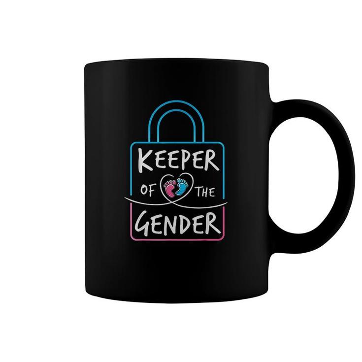 Keeper Of The Gender Reveal Announcement Coffee Mug