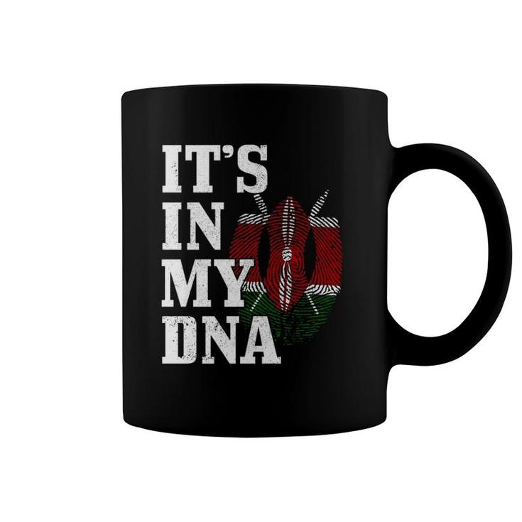 Kenya It's In My Dna Kenyan Flag Pride Roots African  Coffee Mug