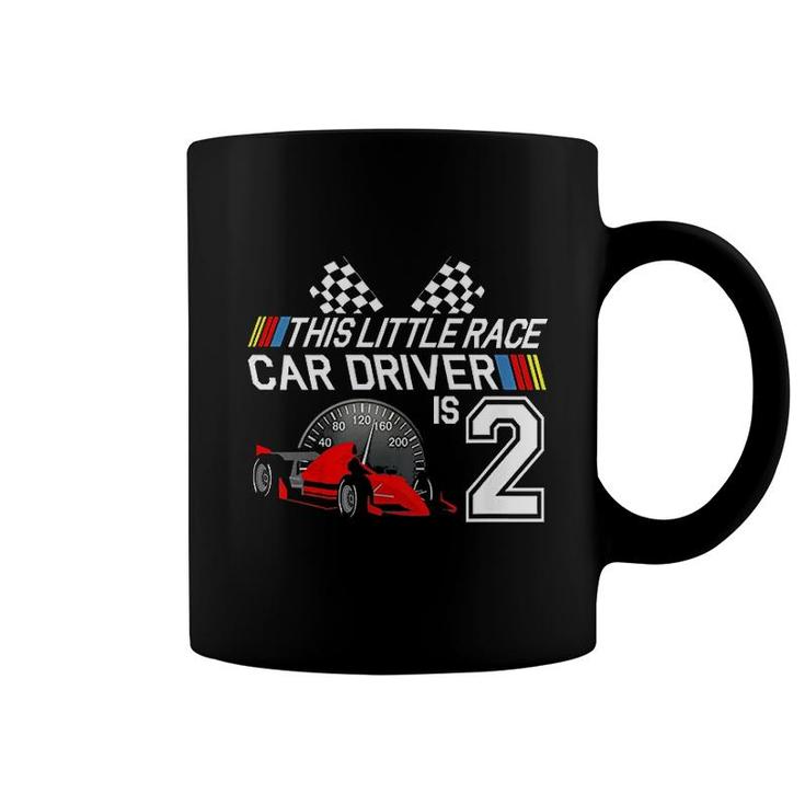 Kids 2 Year Old Race Car Birthday 2nd Racing Party Gift Cute Coffee Mug