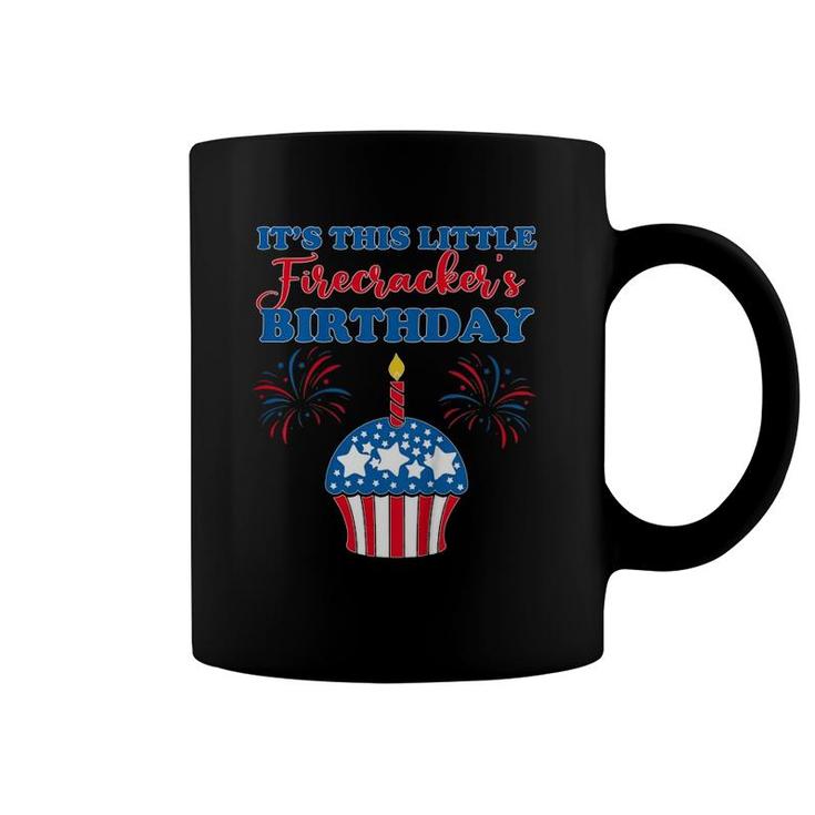 Kids 4Th Of July Birthday Cupcake Matching Family Patriotic Cute Coffee Mug