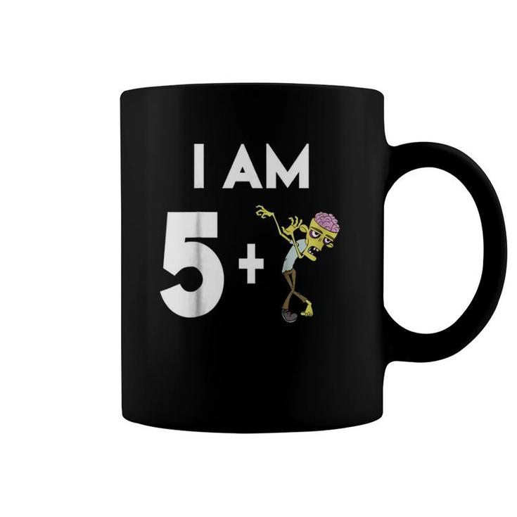 Kids 6 Years Old Zombie Gift 6Th Birthday Coffee Mug