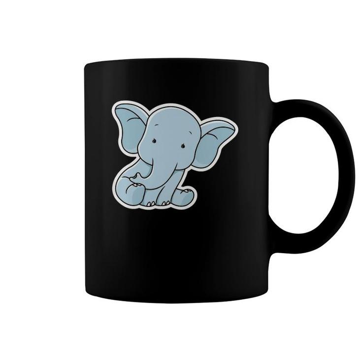 Kids Cute Elephant Baby Animals Coffee Mug