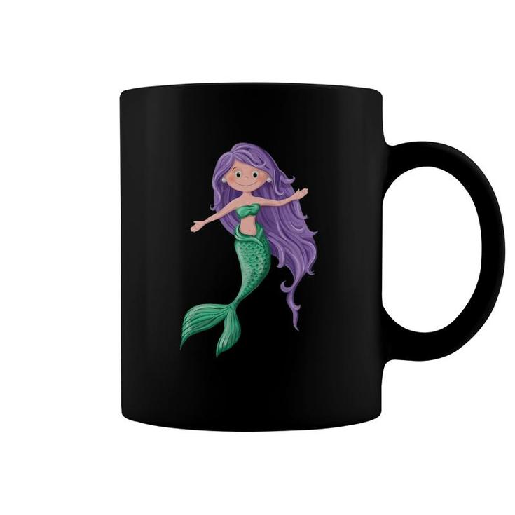 Kids Girls Cute Mermaid Lover Coffee Mug
