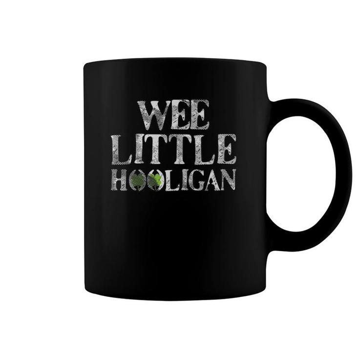 Kids Wee Little Hooligan Funny Cute St Patricks Day Kids Boys Coffee Mug