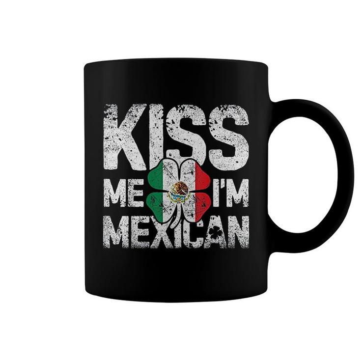 Kiss Me Im Mexican St Patricks Day Coffee Mug