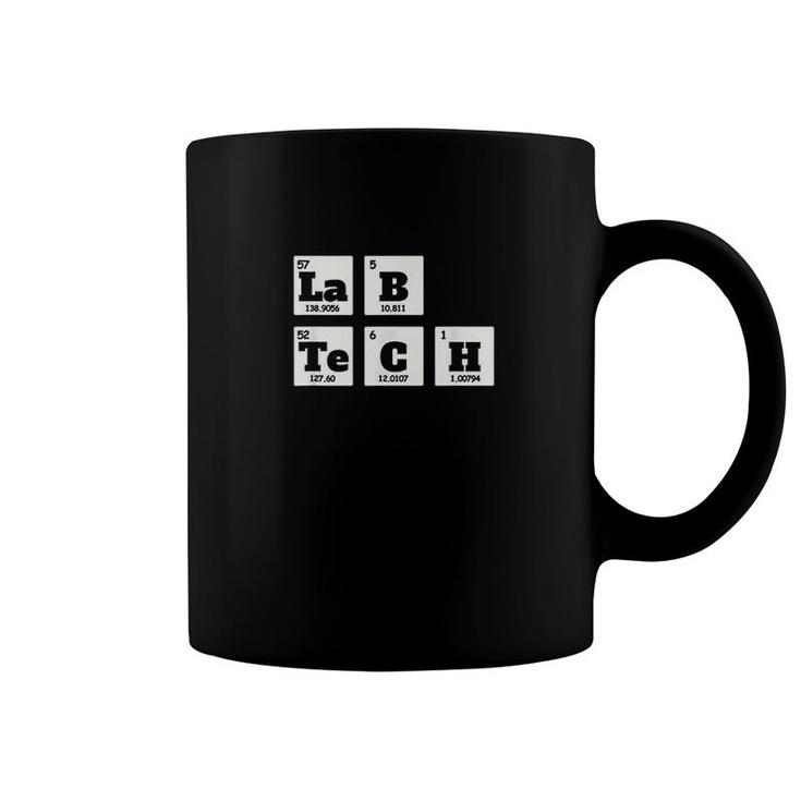 Lab Tech Funny Periodic Table Elements Coffee Mug