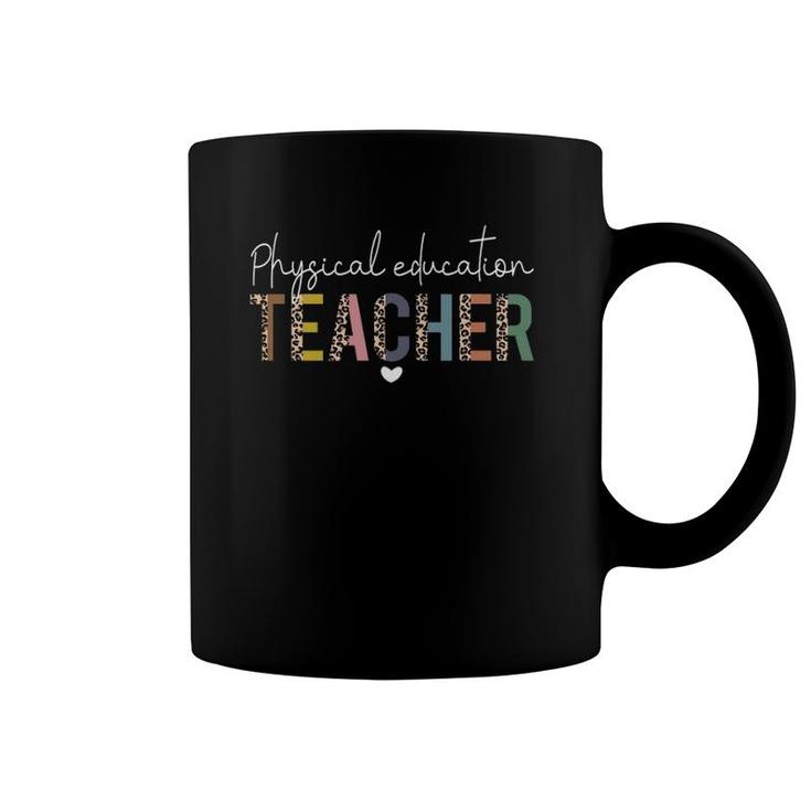Leopard Pe Teacher Physical Education Teacher Supplie Women Coffee Mug