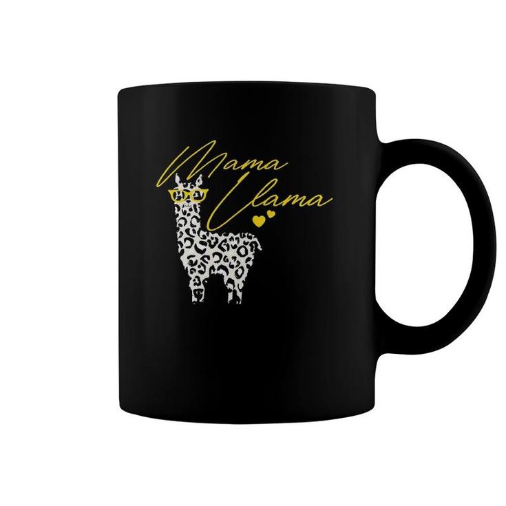 Leopard Print Mama Llama, Leopard Mama, Llama Mama Leopard Coffee Mug