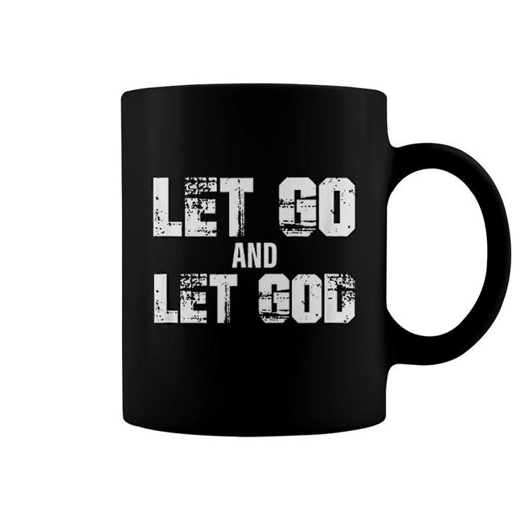 Let Go And Let Go Empowering Christian Coffee Mug