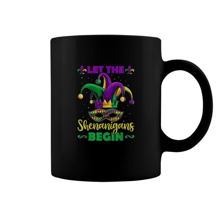 Let The Shenanigans Begin New Orleans Mardi Gras 2022 Kids Men Women  Coffee Mug