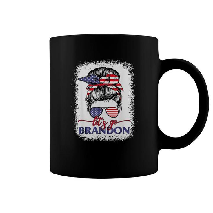 Lets Go Brandon – Let’S Go Brandon Messy Hair Bun Coffee Mug