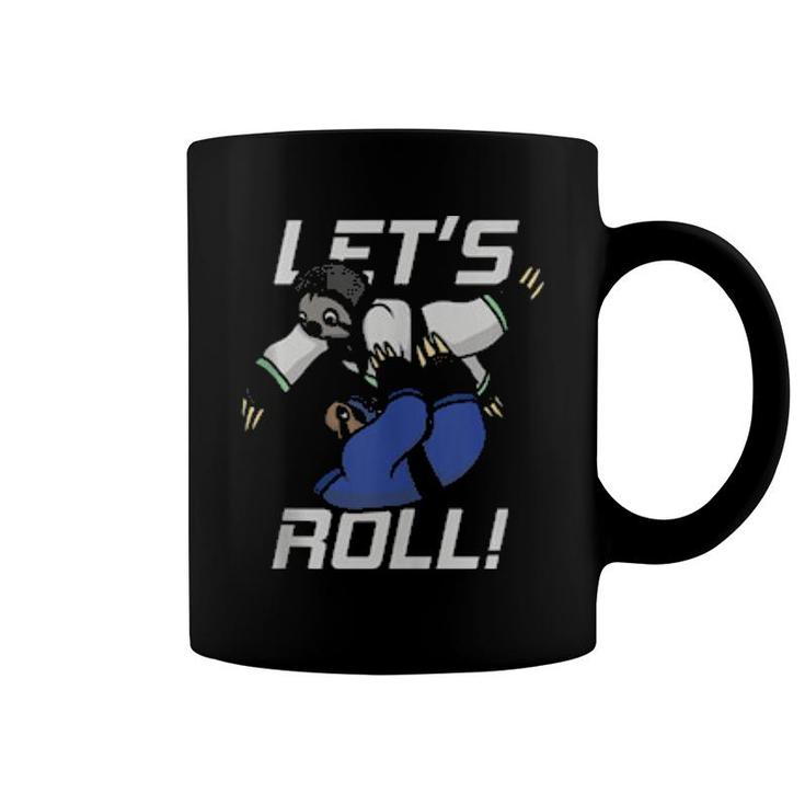 Let‘S Roll Sloth Brazilian Jiu Jitsu And Grappling Coffee Mug