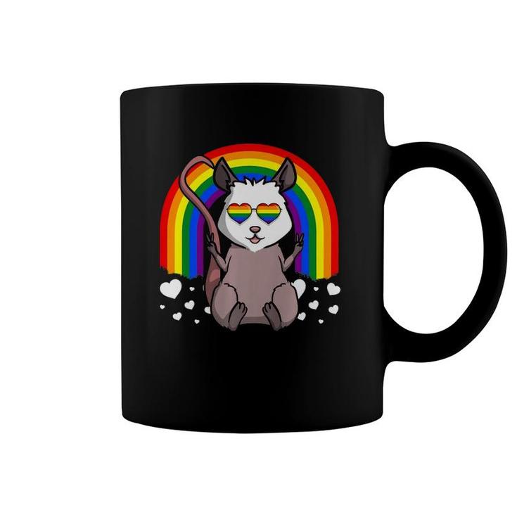 Lgbt Possum Gay Pride Rainbow Lgbtq Cute Gift  Coffee Mug