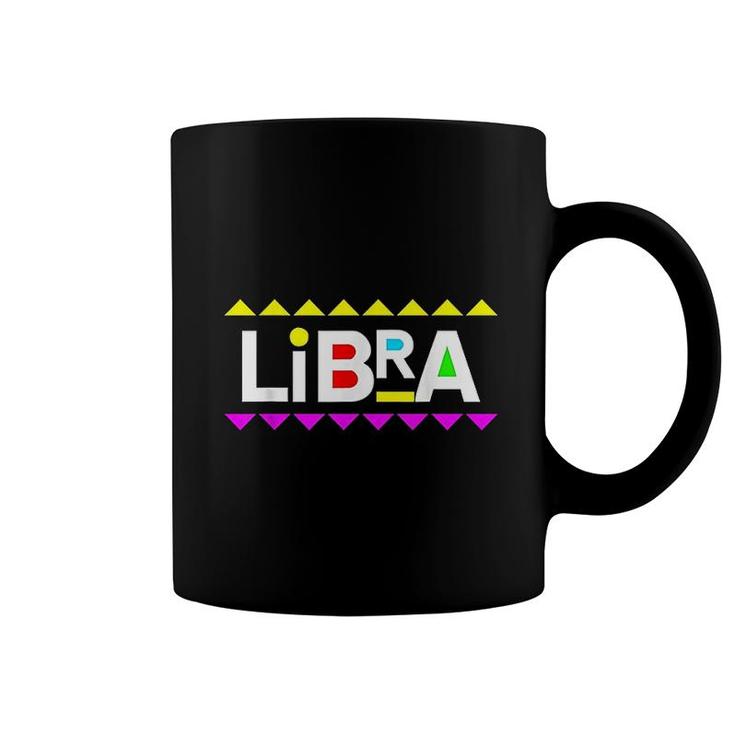 Libra Zodiac Design 90s Style Coffee Mug