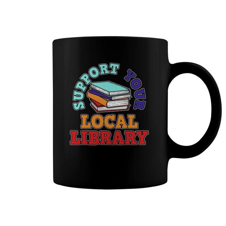 Library Book Reading Librarian Bookworm Gift Coffee Mug