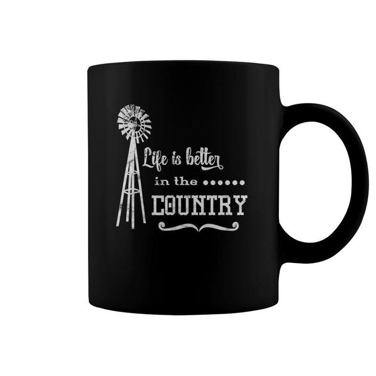 Life Is Better In The Country Cute Country  For Women Coffee Mug