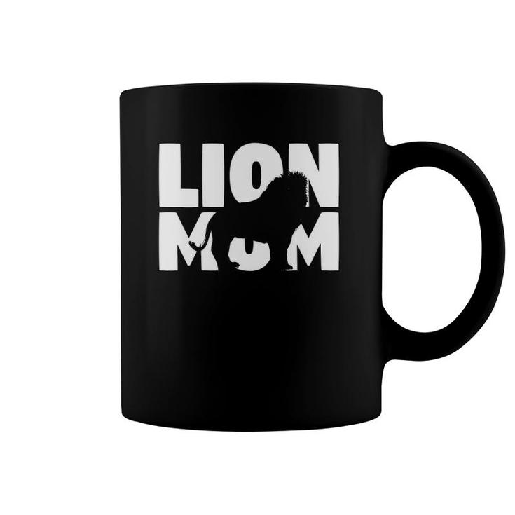 Lion Lover Gift 'Lion Mom' Zoo Keeper Animal Mother Lion Coffee Mug