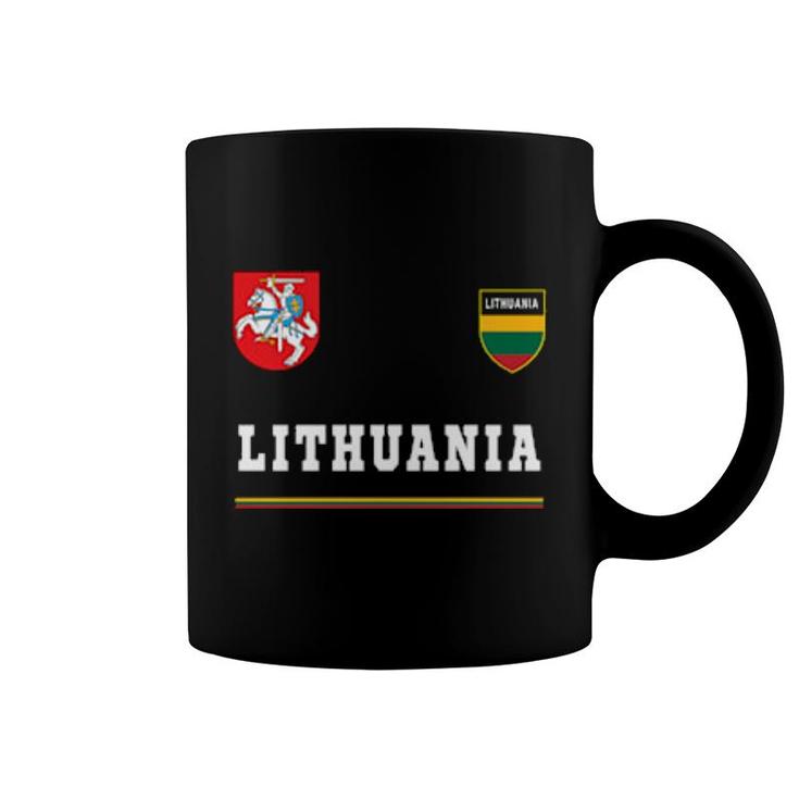 Lithuania Sportsoccer Jersey Flag Football Coffee Mug