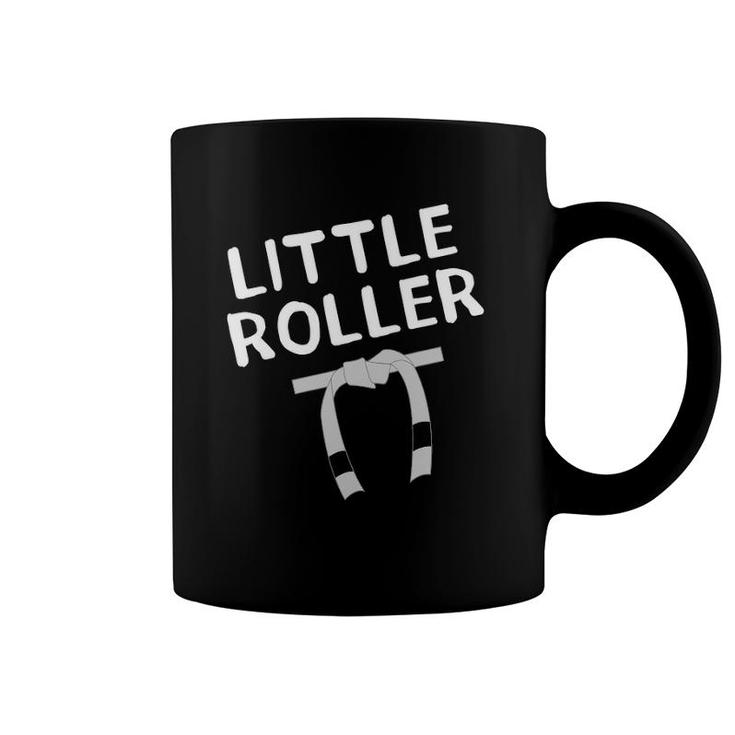 Little Rollers Kids Jiu Jitsu  For Bjj Grappling White Coffee Mug