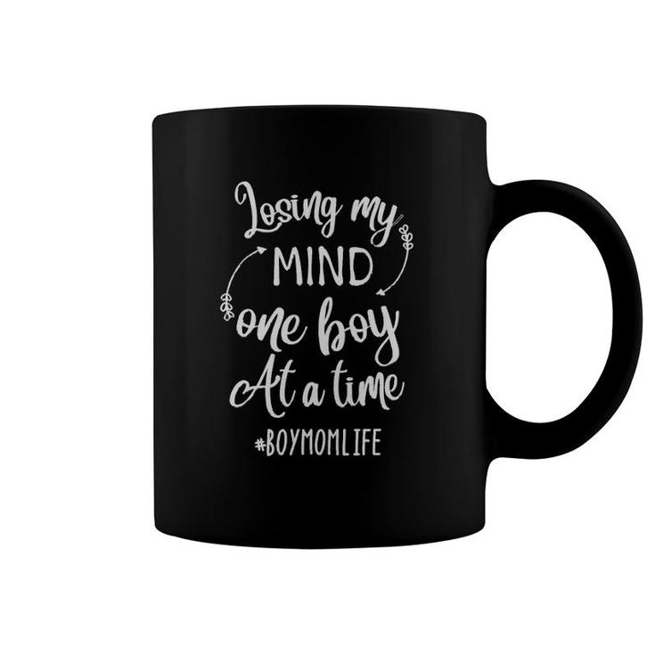 Losing My Mind One Boy At A Time, Tired Mother Coffee Mug