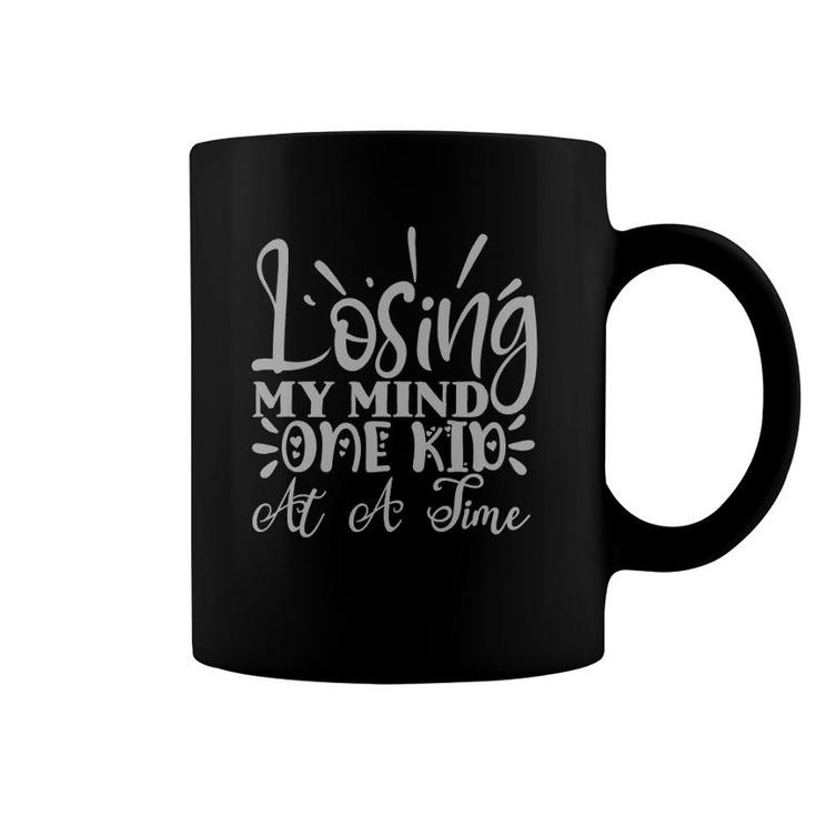 Losing My Mind One Kid At A Time Funny Mom Mother’S Gift Coffee Mug