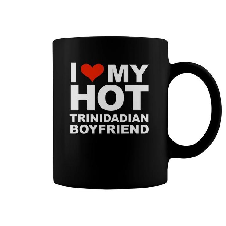 Love My Hot Trinidadian Boyfriend Valentine's Day Gift Coffee Mug