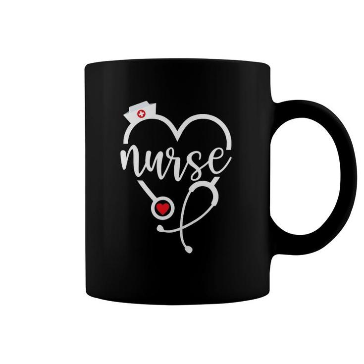 Love Nurse Cute Nurse Er Nurse Rn Nurse Life Scrub Coffee Mug