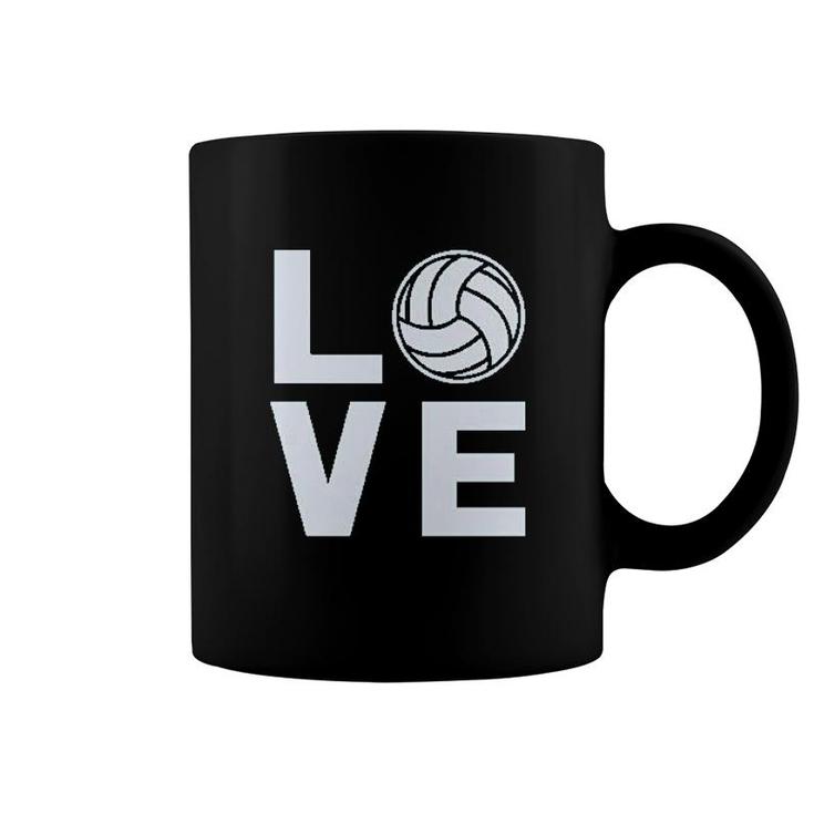 Love Volleyball Gift For Volleyball Fans Coffee Mug