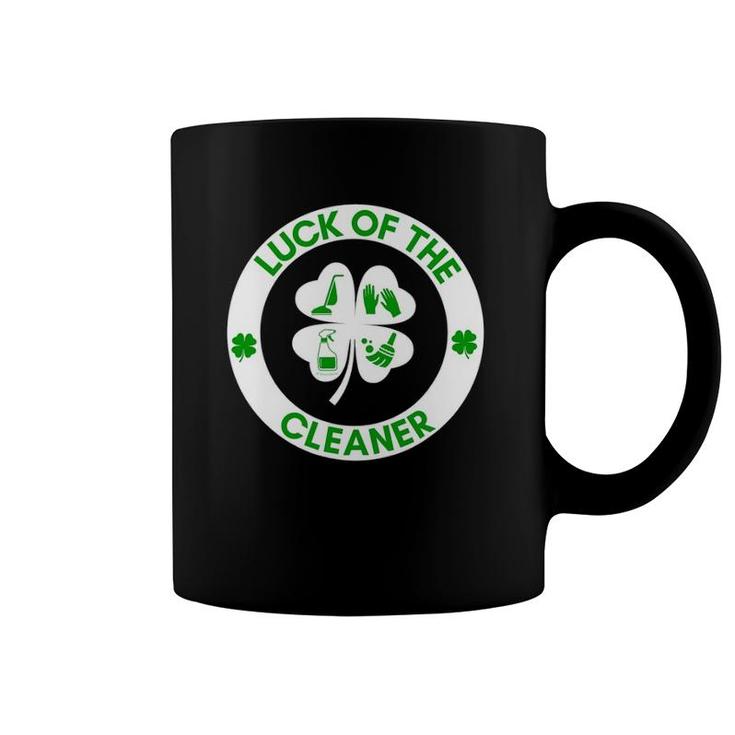 Luck Of The Cleaner St Patrick's Day Gift Fun Housekeeping Coffee Mug
