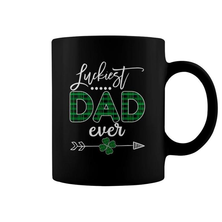 Luckiest Dad Ever  St Patricks Day Lucky Irish Coffee Mug