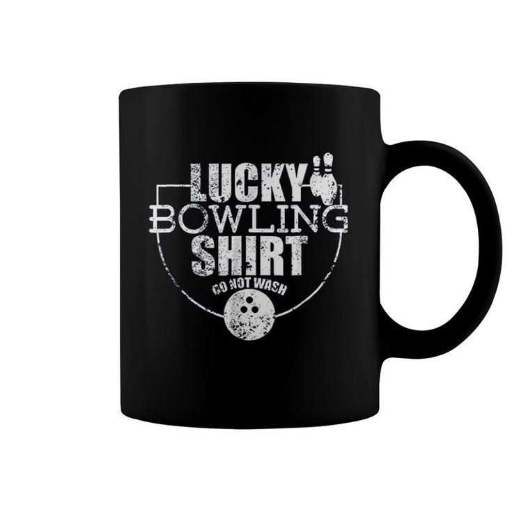 Lucky Bowling Funny Gift For Bowlers Coffee Mug