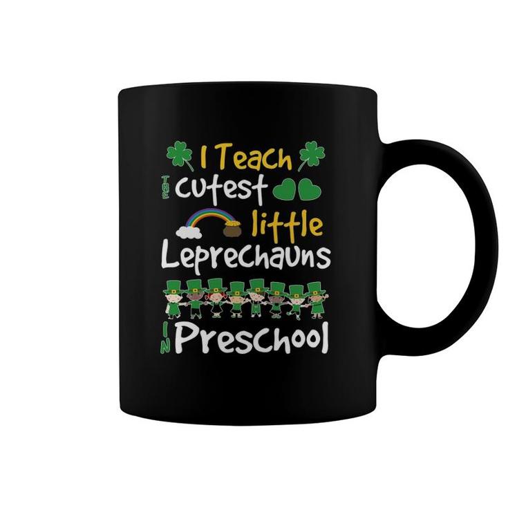 Lucky Leprechauns St Patricks Day Preschool Teacher Coffee Mug