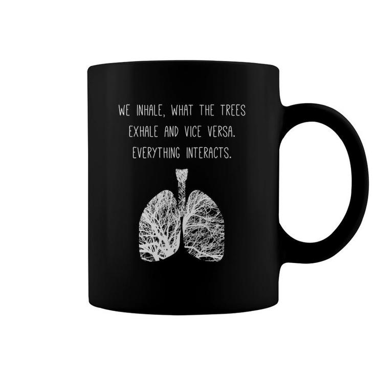 Lung Forest Breathe Breathing Tree Photosynthesis Coffee Mug | Mazezy