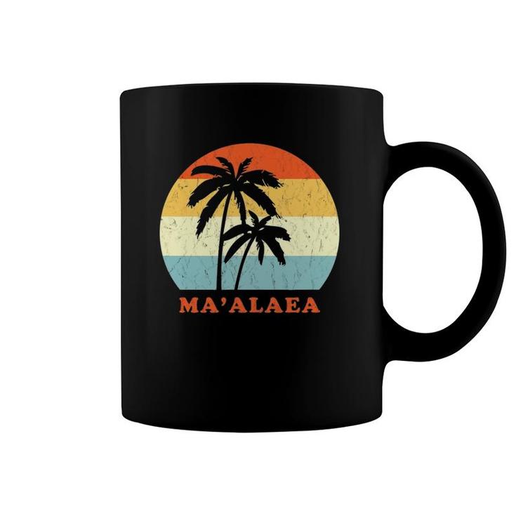 Maalaea Maui Vintage Sun & Surf Throwback Vacation Gift Coffee Mug