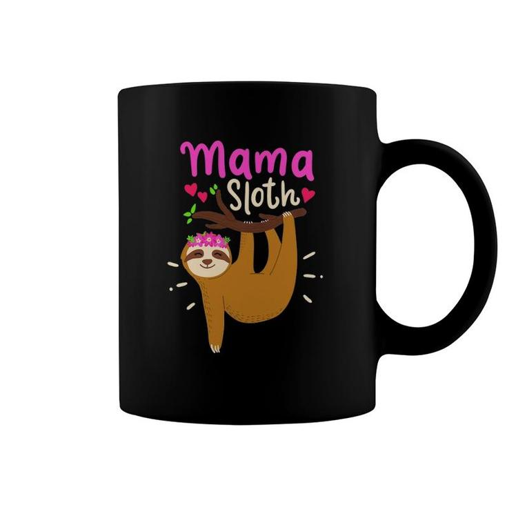 Mama Sloth Lazy Spirit Animal Mom Family Matching Costume Coffee Mug