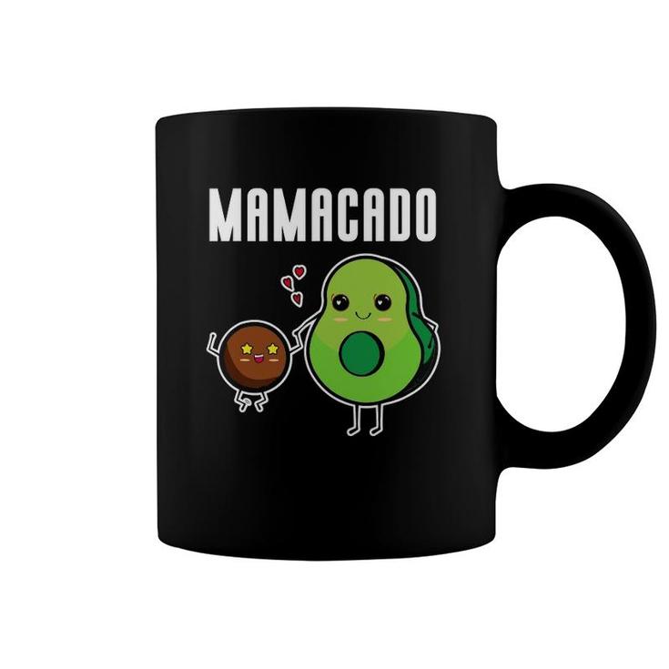 Mamacado Avocado Mama Avocado Mom Funny Avocado Cool Coffee Mug