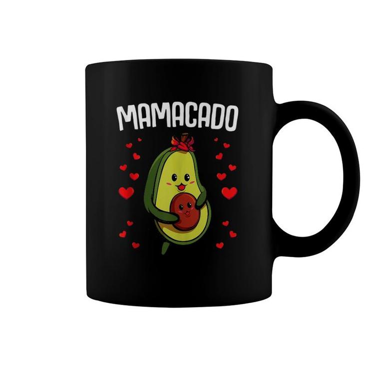 Mamacado Pregnant Funny Pregnancy Avocado Cute Adorable Coffee Mug