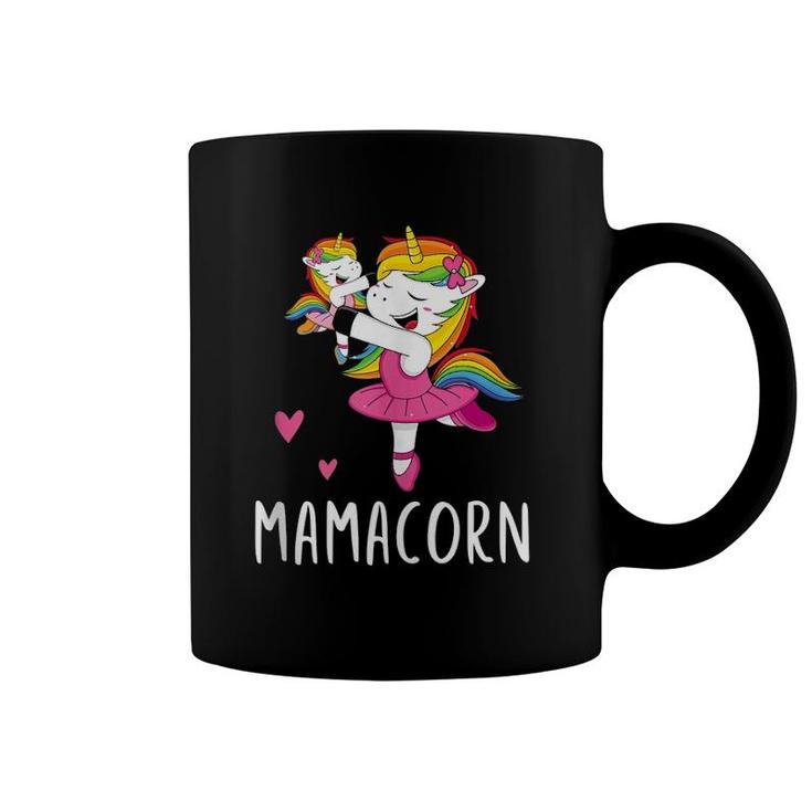 Mamacorn Unicorn Mama Ballerina Mother's Day Gift Coffee Mug