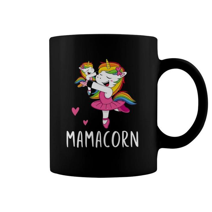 Mamacorn Unicorn Mama Ballerina Mother's Day Coffee Mug