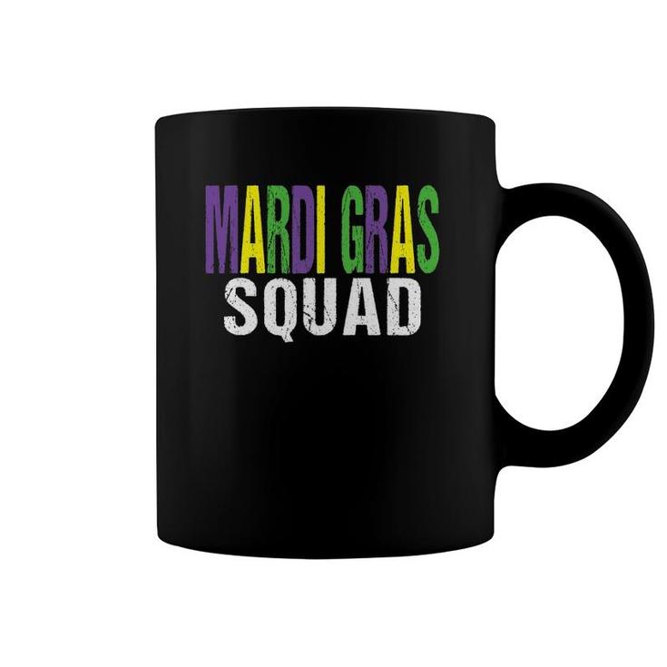 Mardi Gras Squad Parade Gift Matching Group Coffee Mug