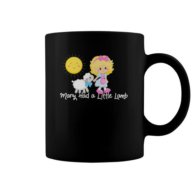 Mary Had A Little Lamb Nursery Rhyme For Adults Kids Toddler Coffee Mug