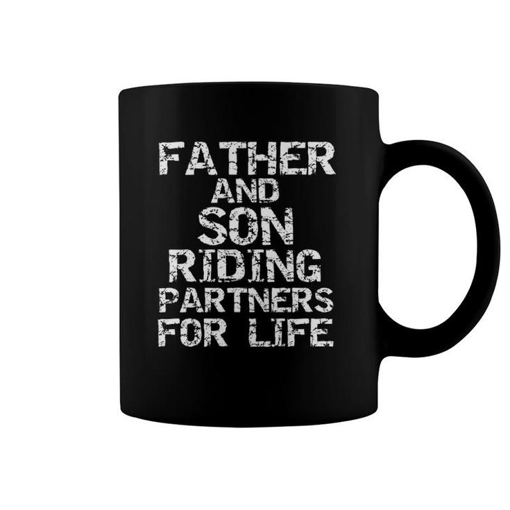 Matching Dad Gifts Father And Son Riding Partners For Life Coffee Mug