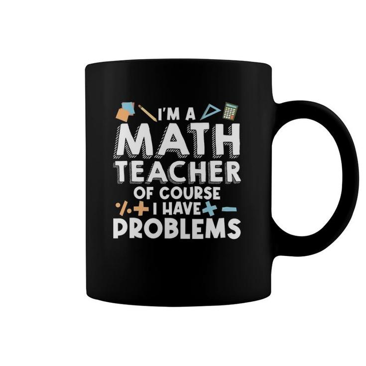 Math Teacher Art Men Women Statistics Algebra Mathematics Coffee Mug