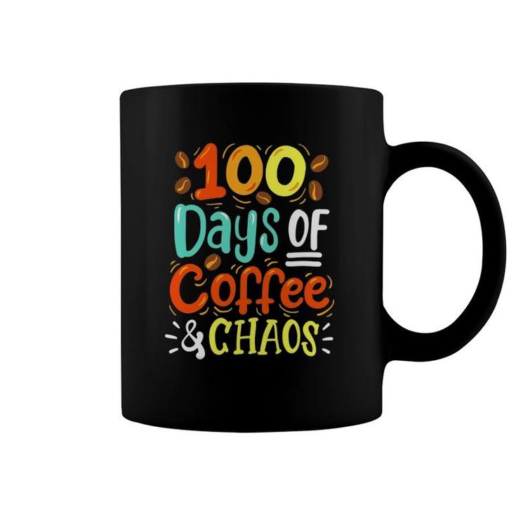 Mens 100 Days Of School 100Th Day Teacher Coffee Mug